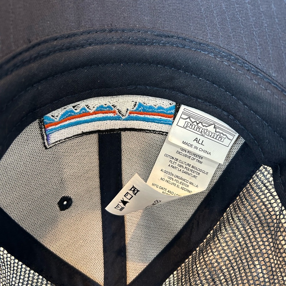 Patagonia Blue Trucker Hat GUC - Picture 4 of 4